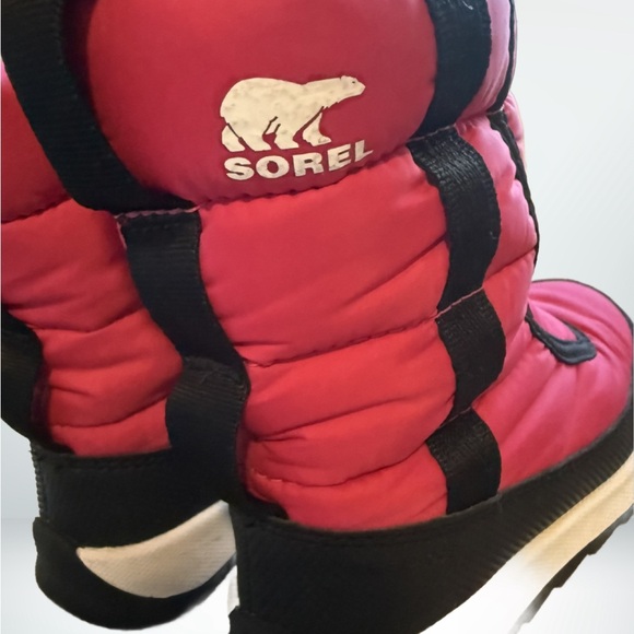 Sorel Kids Boots in Pink and Black - Picture 3 of 7